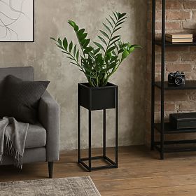 Loft-Blumentopf Concove 60 cm schwarz
