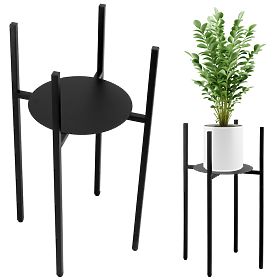 Loft-Pflanzenständer Torre 60 cm schwarz