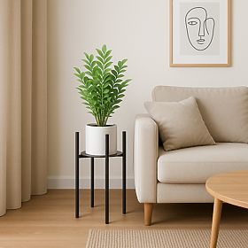 Loft-Pflanzenständer Torre 60 cm schwarz