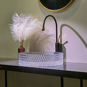 Möbelwaschbecken Rea Cristal Transparent 39