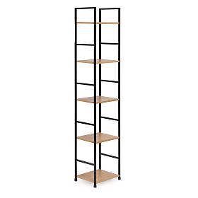 Moderner Holzregal mit Metallrahmen LOFT 5 Regalböden, MODERNHOME