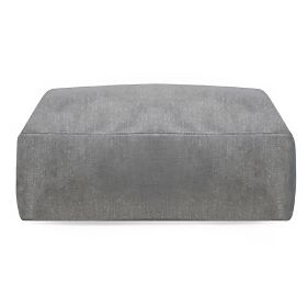 Modularer Pouf für Gartenecksofa Vacuum mit Bezug, grau
