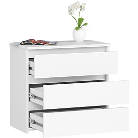 NACHTTISCH CL3 60 cm PK WEISS