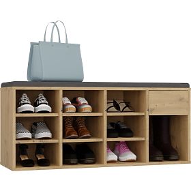 Offener Schuhschrank TALLIN EICHE ARTISAN für den Flur