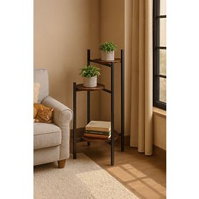 Pflanzenständer, Pflanzenhalter, Dekoration, 3 Ebenen, Loft ModernHome, MODERNHOME