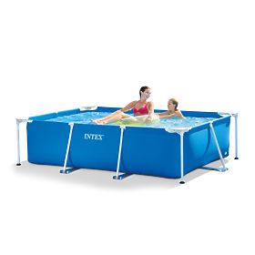Rechteckiger Gartenpool mit Rahmen 3x2m Intex, INTEX