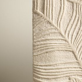 Rechteckiger Teppich Mona, getuftet, Wolle, cremefarben, Blätter, Teppichgröße: 190x290, lectus