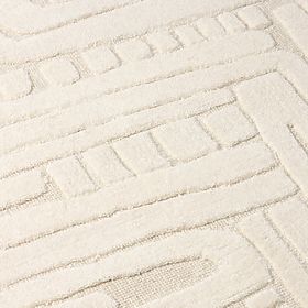 Rechteckiger Teppich Sophia, getuftet, Baumwolle, cremefarben, Teppichgröße: 120x180, lectus