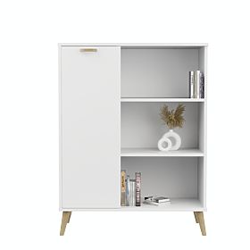 Regal Fondi weiß, skandinavisch