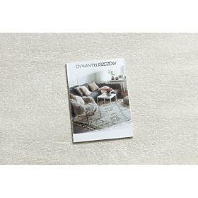 Runder Teppich SOFTY Einheitlich, Einfarbig, Creme, F.H.Kabis