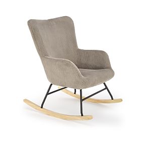 Schaukelstuhl BELMIRO – grauer Cord