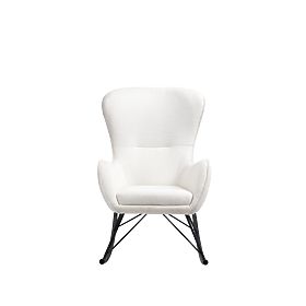 Schaukelstuhl HARMONIE - weiß, Halmar