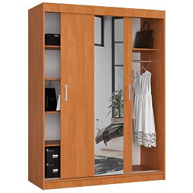 SCHIEBETÜR-SCHRANK 150cm CLP ERLE