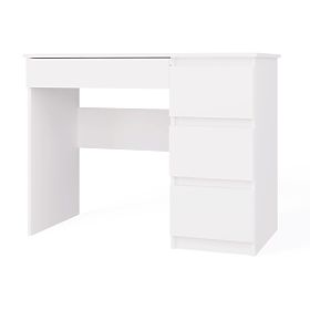 Schreibtisch Mijas RECHTS WEISS