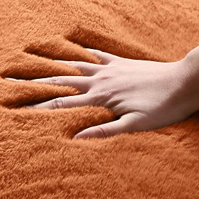 Seidenteppich Rabbit - Ziegelrot