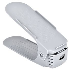 Set verstellbarer Schuhhalter 10 Stück grau