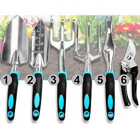 Set von 6 Gartengeräten ALBEN