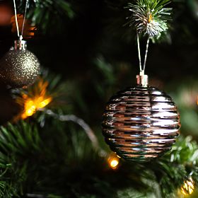 SILBERNE WEIHNACHTSKUGELN 36 STÜCK 311433C, Tutumi