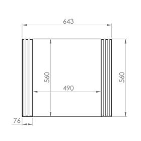 Sophie-Spiegel - Beige, ML meble