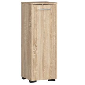 STEHENDER BADEZIMMERSCHRANK FIN S30 1D EICHE SONOMA