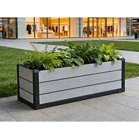 Stilvoller Gartenblumentopf Pflanzgefäß Rechteckiger Pflanzkübel 105x39x36,55 cm