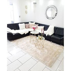 Teppich LOVE SHAGGY Modell 93600 cremefarben, F.H.Kabis