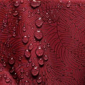 Tischläufer GAIA Farbe Bordeaux mit Reliefpflanzenmotiv 30x160 ameliahome