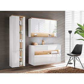 Unterschrank für Waschbecken 120 cm 1 Schublade