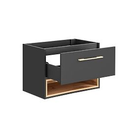 Unterschrank für Waschbecken 80 cm 1 Schublade