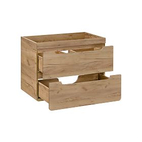 Unterschrank für Waschbecken 80 cm 2 Schubladen