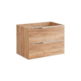 Unterschrank für Waschbecken 80 cm 2 Schubladen