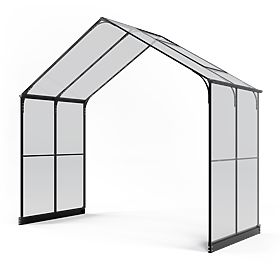 Verlängerungsmodul für Gartenorangerie Royal Green Standard, 4,1 m², gehärtetes Glas 4 mm, Aluminium