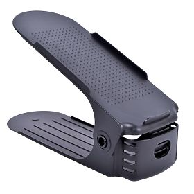 Verstellbarer Schuhorganizer Halter Ständer schwarz