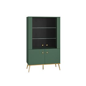 Vitrine Wald größer - grün, ML meble