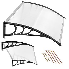 Vordach über der Tür 150x80 cm Schutzdach Polycarbonat, MultiGarden