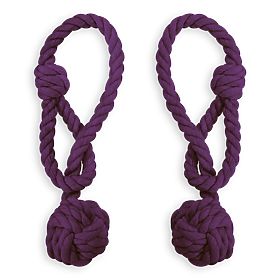 Vorhänge - Zubehör DAUPHIN Farbe Lila ameliahome