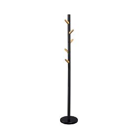 W66 Kleiderständer schwarz/natur