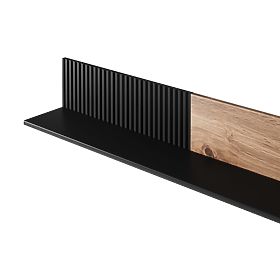 Wandregal RANDOM P-2 - Wotan Eiche/Schwarz, Halmar