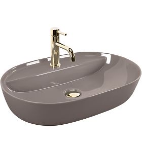 Waschbecken REA Aura 61 Beige Glänzend
