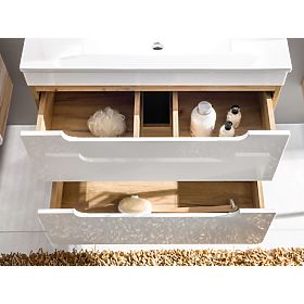 Waschtischunterschrank 50 cm 2 Schubladen