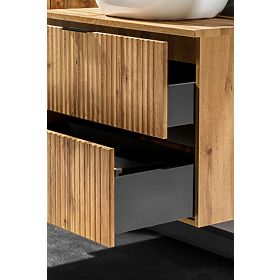 Waschtischunterschrank 60 cm 2 Schubladen