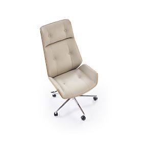 WEBSTER Bürostuhl Nussbaum/Beige