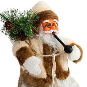 Weihnachtsdekoration Heiliger Nikolaus 44 cm 301252, Tutumi