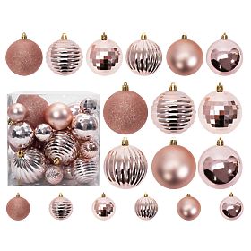 WEIHNACHTSKUELEN ROSA-GOLD 36 STK 311433B