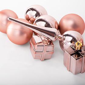 WEIHNACHTSKUGELN MIX 311437 rosa, Tutumi