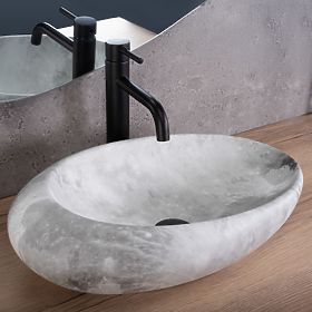 Zeitloses Waschbecken Rea Roxy C Stone L.GREY, Rea
